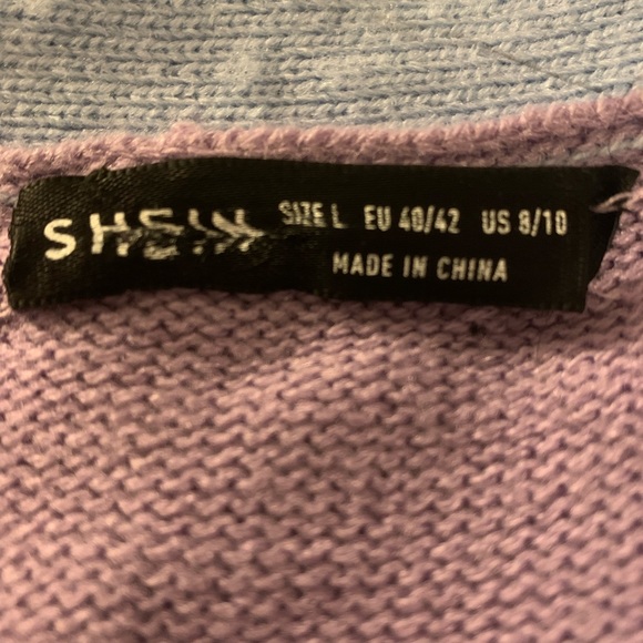 Color Block Button-up Sweater - Picture 2 of 2